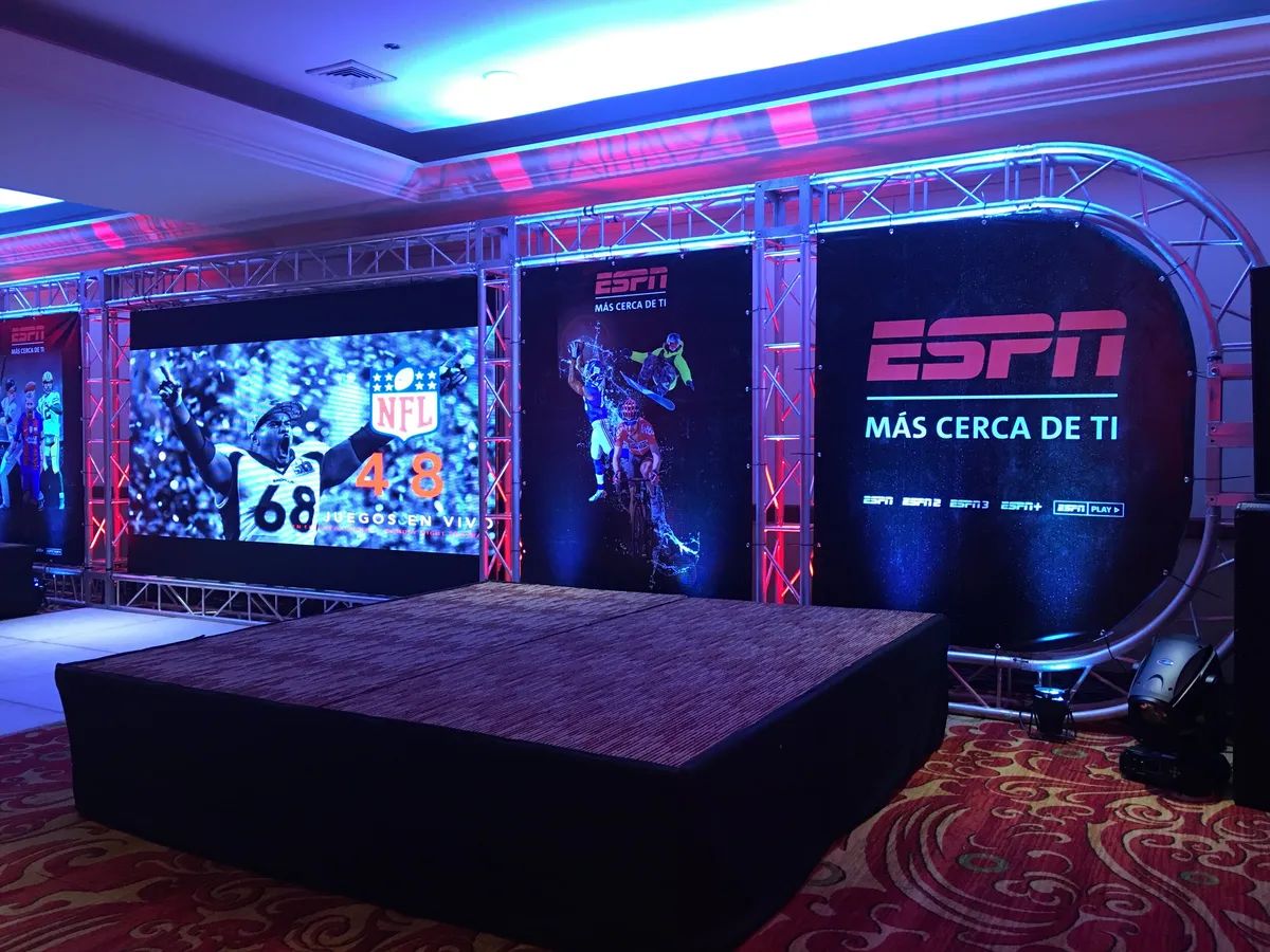 Producción de evento UpFront ESPN en El Salvador