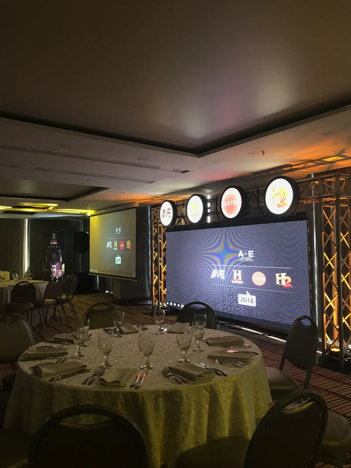 Producción de evento UpFront History Channel en El Salvador