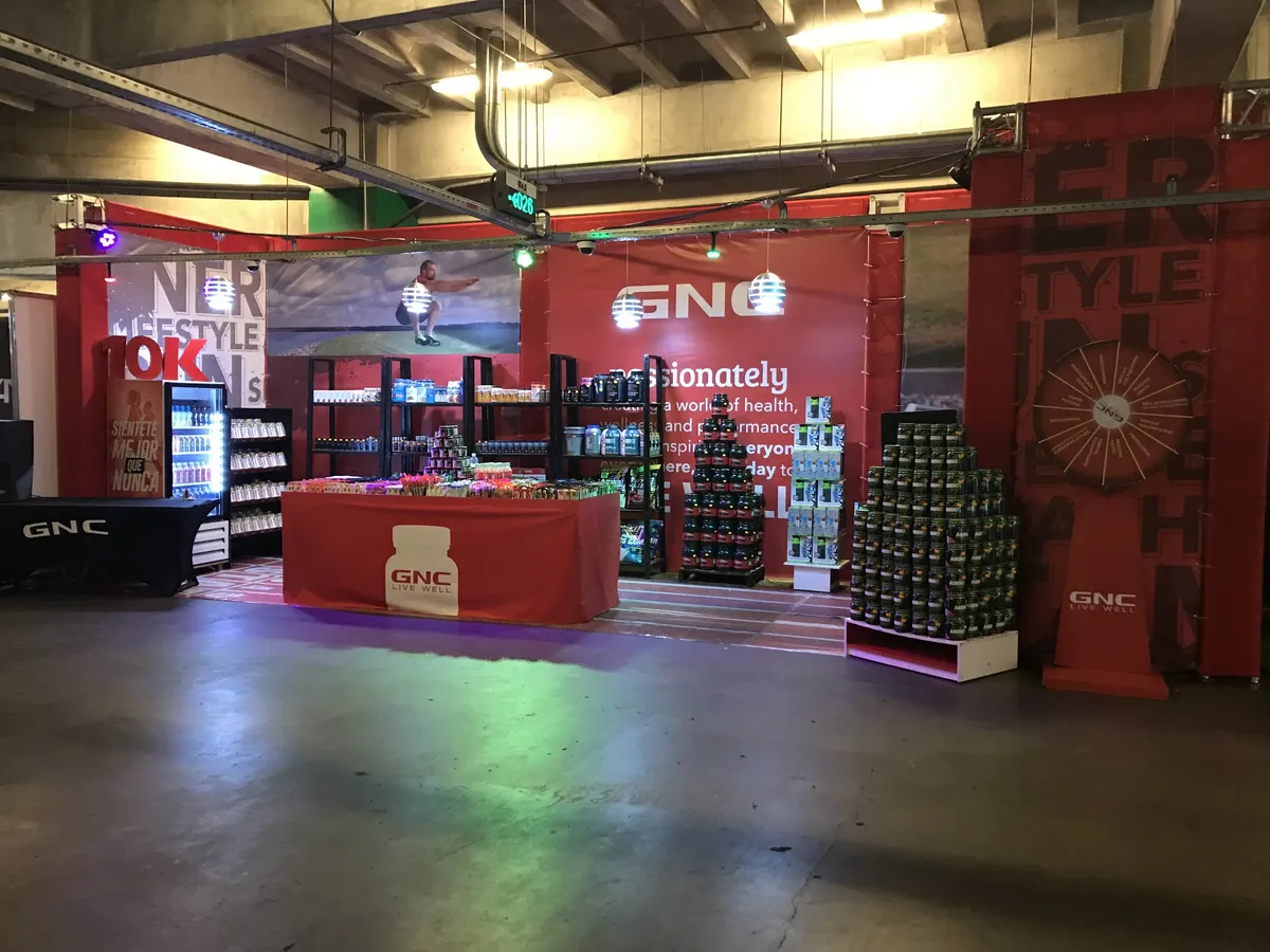 Stand GNC en Expo Carrera 10K Guatemala