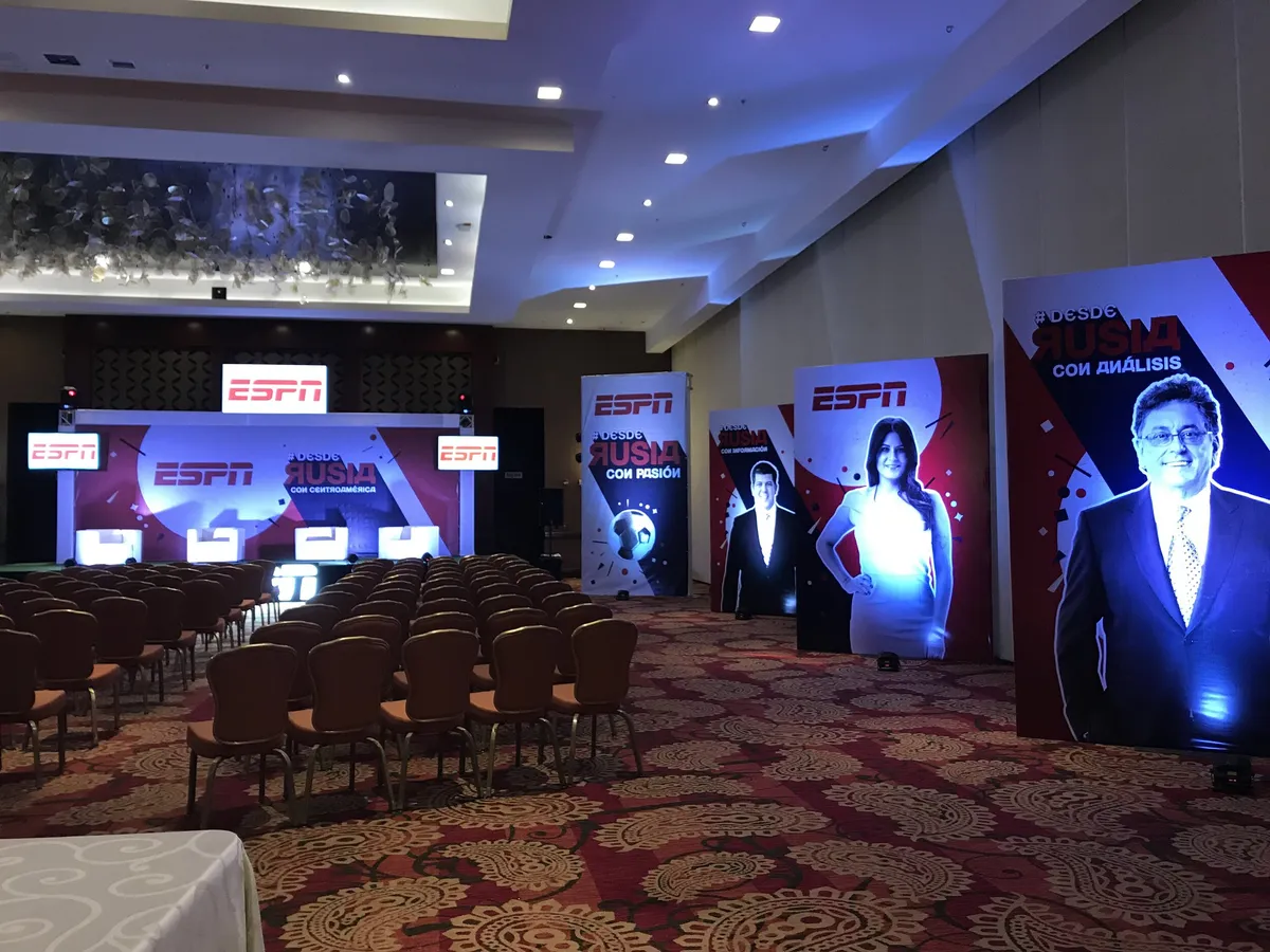 Producción de evento UpFront ESPN en Panamá